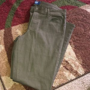 Olive Green Skinny Jeans